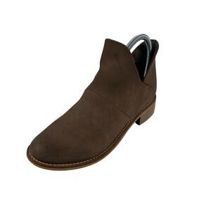 Crevo Women's Britain Ankle Brown Leather Boots Size 6